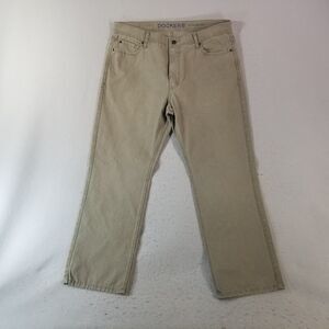 Dockers D3 jeans men's 36 x 29 regular fit straight khaki green denim pants